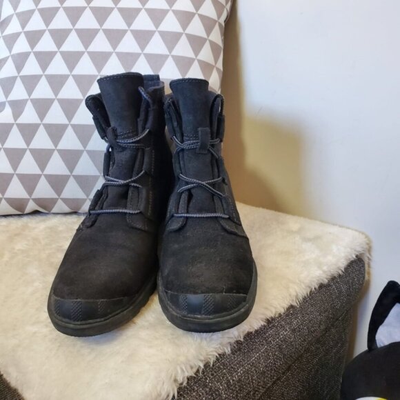 Sorel Toronto Genuine Leather Suede Wedge Lace Up Booties 8 - Picture 3 of 7